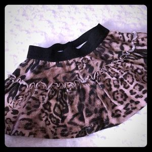 Animal Print Skirt 0-3 mos